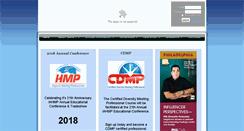 Desktop Screenshot of iahmp.org